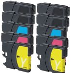 Brother LC61 Black &amp; Color 10-pack Ink Cartridges