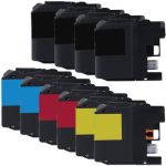 Brother LC103 XL Black &amp; Color 10-pack High Yield Ink Cartridges