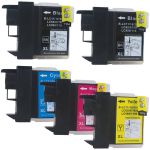 Brother LC61 Black &amp; Color 5-pack Ink Cartridges