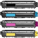 Brother TN221 Black &amp; TN225 Color 4-pack HY Toner Cartridges