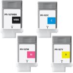 Canon PFI-107 Black &amp; Color 4-pack Ink Cartridges