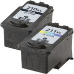 Canon PG-210XL Black &amp; CL-211XL Color 2-pack High Yield Ink Cartridges