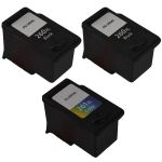 Replacement Canon 260 261 XL Ink Cartridges Combo Pack of 3 - High Yield: 2 PG-260XL Black & 1 CL-261XL Tri-color