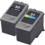 Canon PG-50 Black &amp; CL-51 Color 2-pack High Yield Ink Cartridges