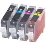 Canon CLI-8 Black &amp; Color 4-pack Ink Cartridges