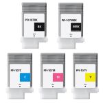 Canon PFI-107 Black &amp; Color 5-pack Ink Cartridges