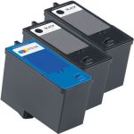 Dell (Series 9) MK992 Black &amp; MK993 Color 3-pack Ink Cartridges