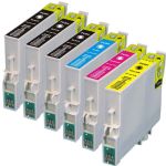 Epson 60 T060 Black &amp; Color 6-pack Ink Cartridges