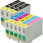 Epson 77 78 T077 T078 Black &amp; Color 8-pack HY Ink Cartridges