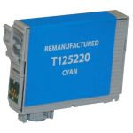 Remanufactured Epson 125 (T125220) Cyan Ink Cartridge - T1252