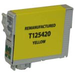 Remanufactured Epson 125 (T125420) Yellow Ink Cartridge - T1254