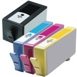 HP 920XL Black &amp; Color 4-pack High Yield Ink Cartridges