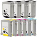 HP 940XL Black &amp; Color 10-pack High Yield Ink Cartridges