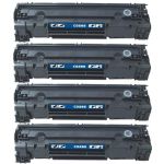 HP 85A (CE285A) 4-pack Black Toner Cartridges