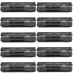 HP 35A (CB435A) 10-pack Black Toner Cartridges