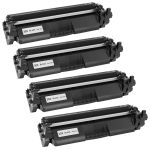 HP 30X (CF230X) 4-pack High Yield Black Toner Cartridges