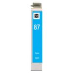 Remanufactured Epson 87 (T087220) Cyan Ink Cartridge - T0872