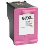 Replacement HP 67 XL Ink Cartridge - 3YM58AN Tri-color - High Yield