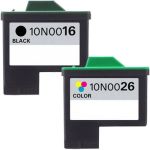 Lexmark #16 Black &amp; #26 Color 2-pack Ink Cartridges