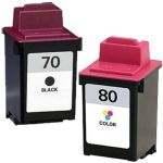 Lexmark #70 Black &amp; #80 Color 2-pack Ink Cartridges