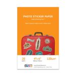 Premium Matte Inkjet Photo Sticker Paper (4 x 6) 20 sheets - 120g