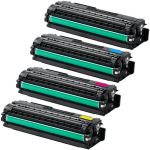 Samsung CLT-506L Black &amp; Color 4-pack Toner Cartridges