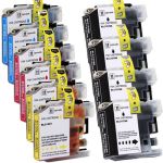 Brother LC107 &amp; LC105 XXL Black &amp; Color 10-pack Ink Cartridges