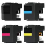 Brother LC207 &amp; LC205 Black &amp; Color 4-pack XXL Ink Cartridges