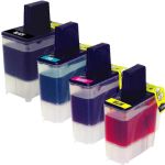 Brother LC41 Black &amp; Color 4-pack Ink Cartridges