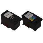 Replacement Canon PG-260 CL-261 XL Ink Cartridges 2-Pack - High Yield: 1 Black & 1 Tri-color