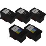 Replacement Canon Ink Cartridges 260 261 XL Combo Pack of 5 - High Yield: 3 PG-260XL Black & 2 CL-261XL Tri-color