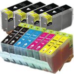 Canon BCI-3eBK &amp; BCI-6 Black &amp; Color 12-pack Ink Cartridges