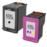 HP 63XL High Yield Black &amp; Color 2-pack Ink Cartridges