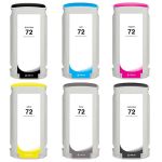 HP 72 Black &amp; Color 6-pack Ink Cartridges 130ml