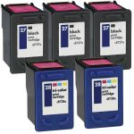 HP 27 Black &amp; HP 28 Color 5-pack Ink Cartridges