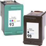 HP 98 Black &amp; HP 93 Color 2-pack Ink Cartridges