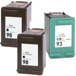 HP 98 Black &amp; HP 93 Color 3-pack Ink Cartridges