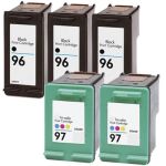 HP 96 Black &amp; HP 97 Color 5-pack Ink Cartridges