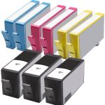 HP 564XL Black &amp; Color 9-pack High Yield Ink Cartridges