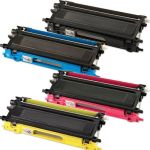 Brother TN210 Black &amp; Color 4-pack Toner Cartridges