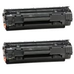 HP 36A (CB436A) 2-pack Black Toner Cartridges