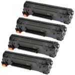 HP 83X (CF283X) 4-pack High Yield Black Toner Cartridges