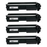 Replacement HP 94X Toner Cartridges Combo Pack of 4 - CF294X - High Yield Black