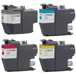 Brother LC3029 Black &amp; Color 4-pack High Yield Ink Cartridges