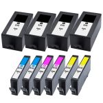 HP 923e Printer Ink Cartridges Combo Pack of 10: 4 Black, 2 Cyan, 2 Magenta, 2 Yellow