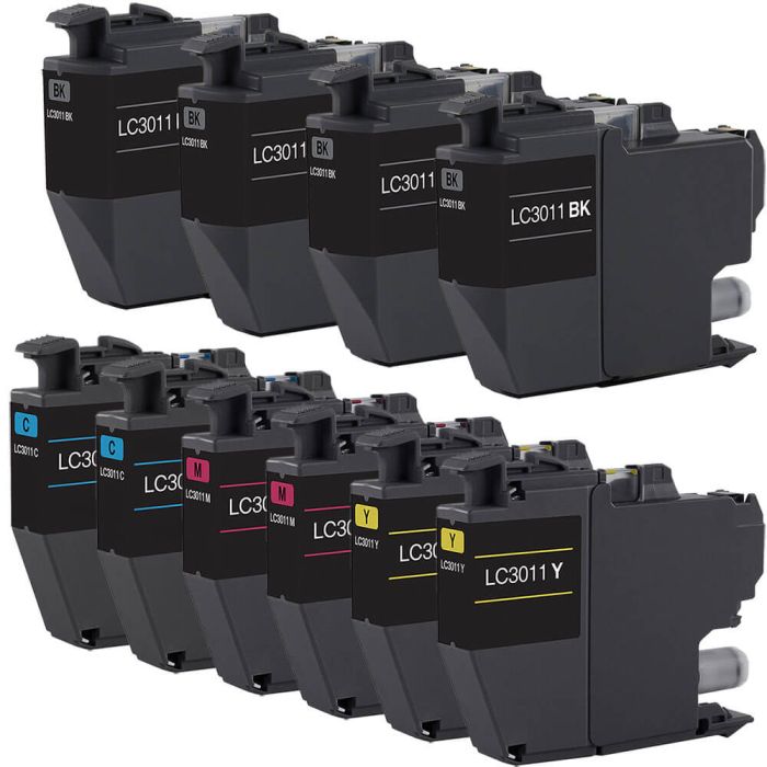Brother LC3011 Black & Color 10-pack Ink Cartridges