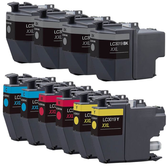 Brother LC3019 Black & Color 10-pack High Yield Ink Cartridges