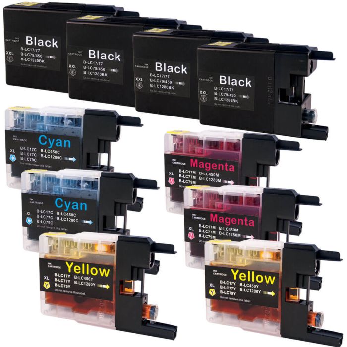 Brother LC79 Black & Color 10-pack Super High Yield Ink Cartridges
