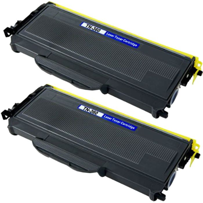 Brother TN360 (2-pack) High Yield Black Toner Cartridges