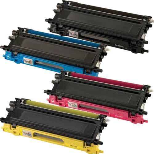 Brother TN115 Black & Color 4-pack High Yield Toner Cartridges